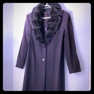 Jones New York wool trench coat